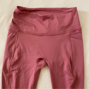 Gymshark Pink High Waist Dreamy 7/8 Leggings with Pockets